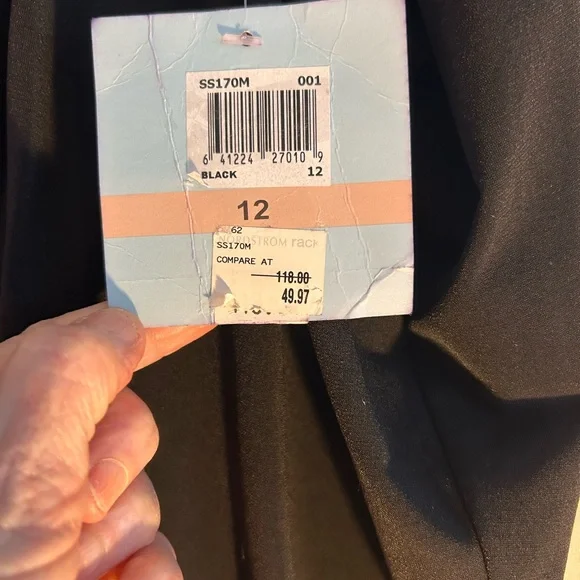 Susie Chin Summer – Elegant Cocktail Midi / Party Dress
 Black Batwing Dress NWT - Picture 6 of 7